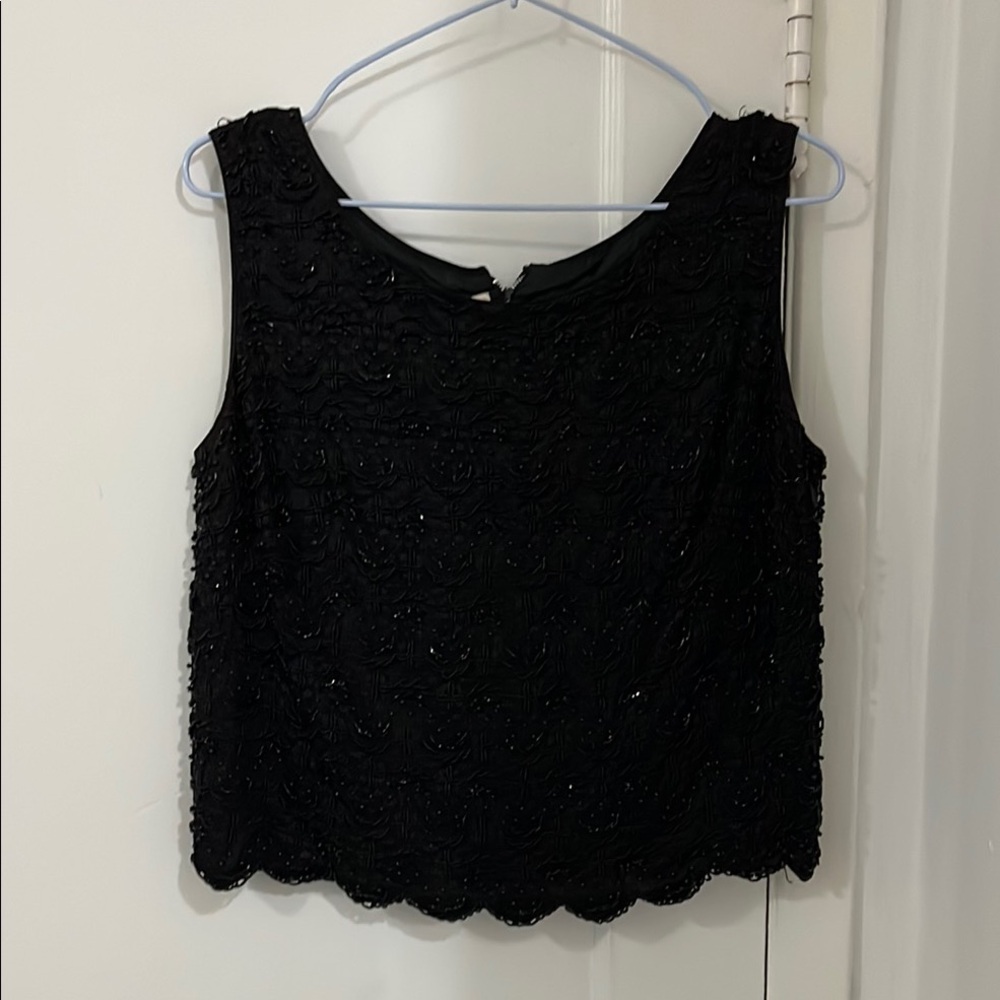 Elegant Black Sleeveless Top